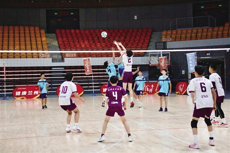 青少年组排球赛火热进行中